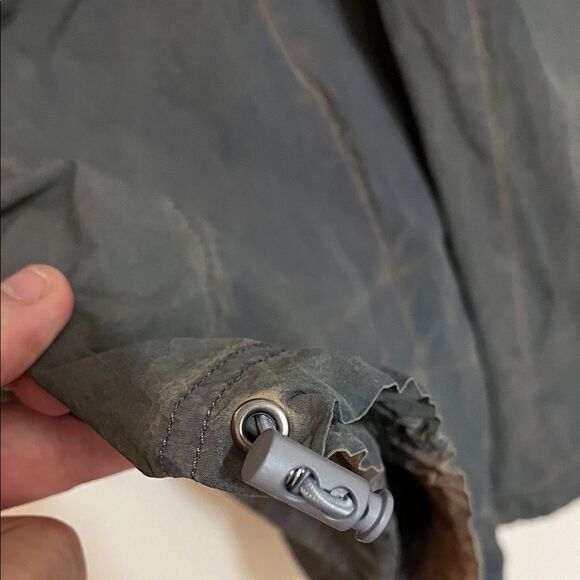 Urban Outfitters Sloan Nylon Balloon Distressed Pants In Slate Y2K Inspired Boho - Picture 5 of 16